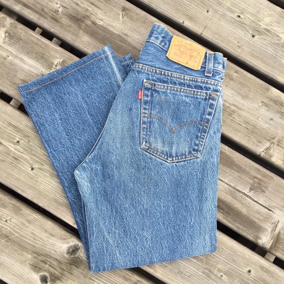 Vintage Levi’s Wide Leg Cropped Jeans 27” - Picture 9 of 9